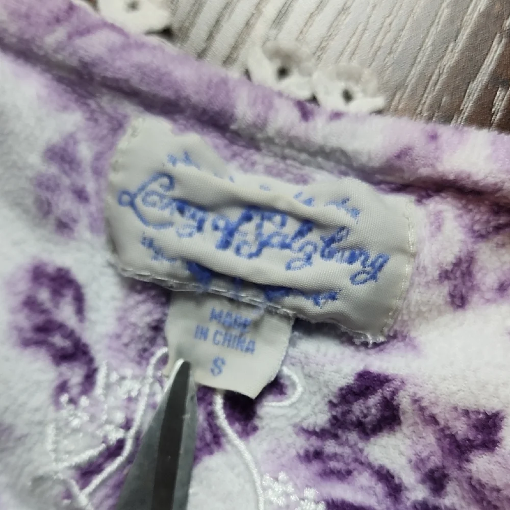 LANZ OF SALZBURG | Lavender Floral Long-Sleeve Traditional Modest‎ Nightgown | S